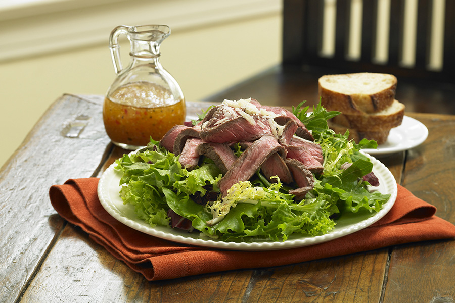 Sweet Sirloin Steak Salad Angus Pride